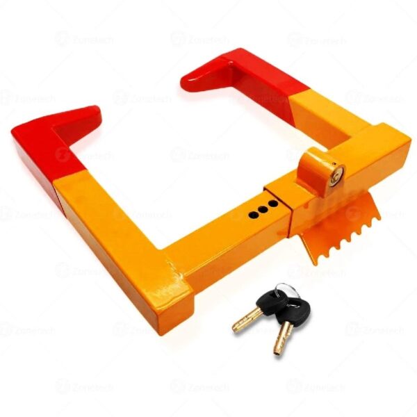 Security Tire Lock Clamp Boot Tire Claw - Heavy Duty Anti- Theft Protective Vehicle Wheel Lock