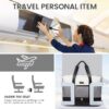 Travel Duffel Bag for Women, Large Weekender Overnight Bag, Carry-on Gym Bag with Separate Shoes Compartment, Mom Hospital Bags for Labor and Delivery with 2 Packing Cubes