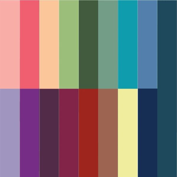 Tulip One-Step Tie-Dye Refill Powder Dye 30 Pack - Nature Colors