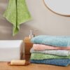 Hand Towels Set, 100% Cotton Quick Dry Soft Hand Shower Towels Set for Bathroom, 29