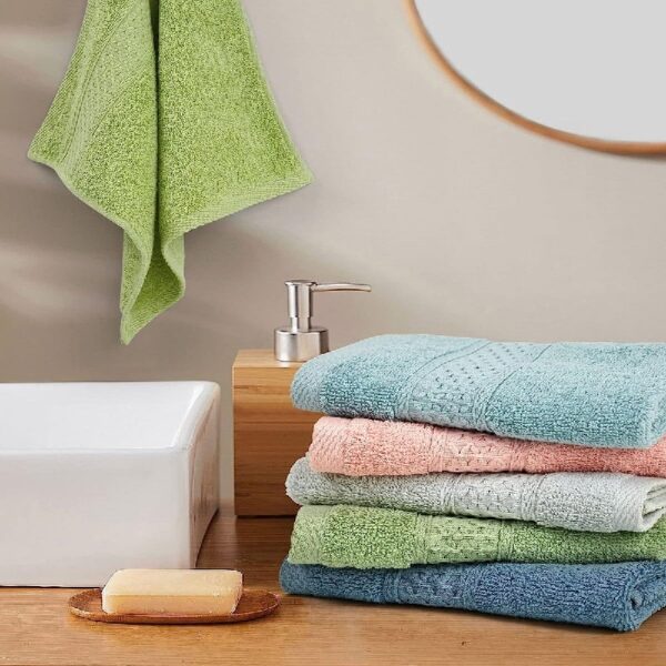 Hand Towels Set, 100% Cotton Quick Dry Soft Hand Shower Towels Set for Bathroom, 29