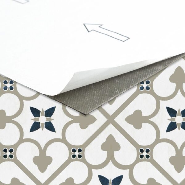 Retro Self Adhesive Vinyl Floor Tile - 20 Tiles/20 Sq. ft., 12 x 12, Slate Flooring Materials