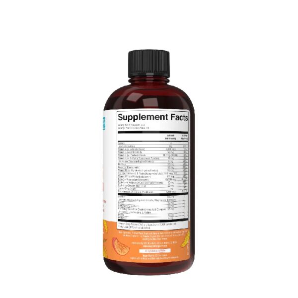 Liquid Multivitamin + Lustriva® Hair Growth Thickness in Women's Hair Biotin 10000mcg Vitamin D B Vitamins Ages 18+ 15.22 fl oz