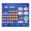 Circle Learning Time Center Pocket Chart Calendar Set Kids Children Educational Learning Toys