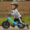 12 In Balance Bike for Kids 2-6 Years, Lightweight Toddler No Pedal Training Bike, Blue
