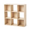 9 Cube Storage Organizer, Spring Pine