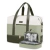 Travel Duffel Bag for Women, Large Weekender Overnight Bag, Carry-on Gym Bag with Separate Shoes Compartment, Mom Hospital Bags for Labor and Delivery with 2 Packing Cubes