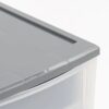 7 Qt Small Plastic Drawers, Under Bed Storage Bins, Stackable, Modular 5Pk
