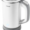 Travel Electric Tea Kettle with Auto Shut-Off & Boil Dry Protection, 304 Stainless Steel Mini Portable Water Boiler, 0.8 L Fast Heating Coffee Kettle, Perfect Holiday Gifts Black