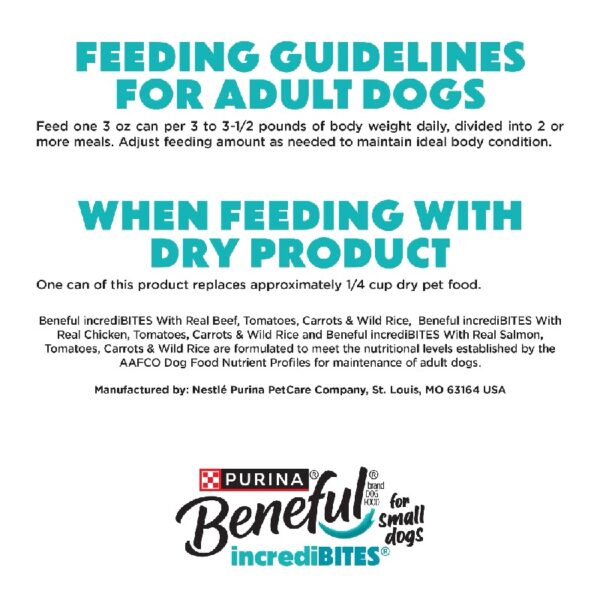 Small Breed Wet Dog Food Variety Pack, IncrediBites With Real Beef, Chicken and Salmon