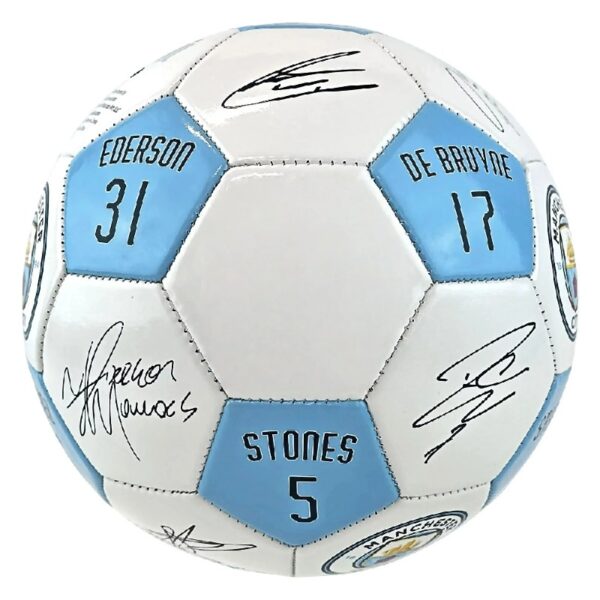 Player Signatures Soccer Ball - Size 5 - Officially Licensed, Sports Team Fan Collectible, Display Merchandise