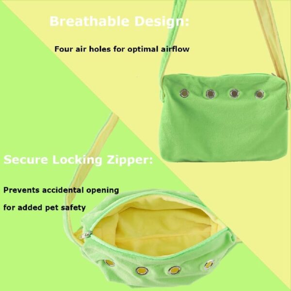 7a6c712b97d8432f94e5b329015a6502 Bonding Pouch Small Pet Carrier Bag Sling with Strap Critter Cuddler for Gliders Ferret, Rat, Hedgehog, Hamster Outdoor-Orange