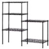Wire Shelving 5 Tier Metal Storage Rack Shelf 5 Shelf Shelves Unit Kitchen