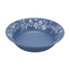 12-Piece Daisy Bamboo Melamine Dinnerware Set, Blue
