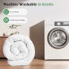 Extra Thick Queen Mattress Topper, Cooling Mattress Pad Cover, Mattress Protector with 8-21 Inch Deep Pocket,White