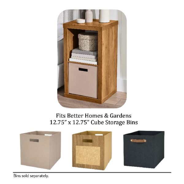 2 Cube Storage Organizer, Charcoal