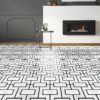 Retro Self Adhesive Vinyl Floor Tile - 20 Tiles/20 Sq. ft., 12 x 12, Slate Flooring Materials