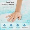 2-Inch Memory Foam Mattress Topper with Cooling Gel, CertiPUR-US Certified, Pressure Relief & Breathable Comfort Bed Topper, Full Size