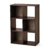 6 Cube Storage Organizer, White