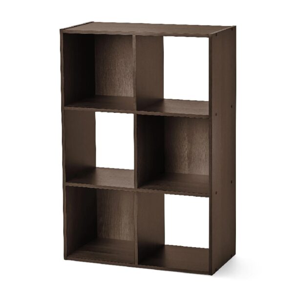 6 Cube Storage Organizer, White