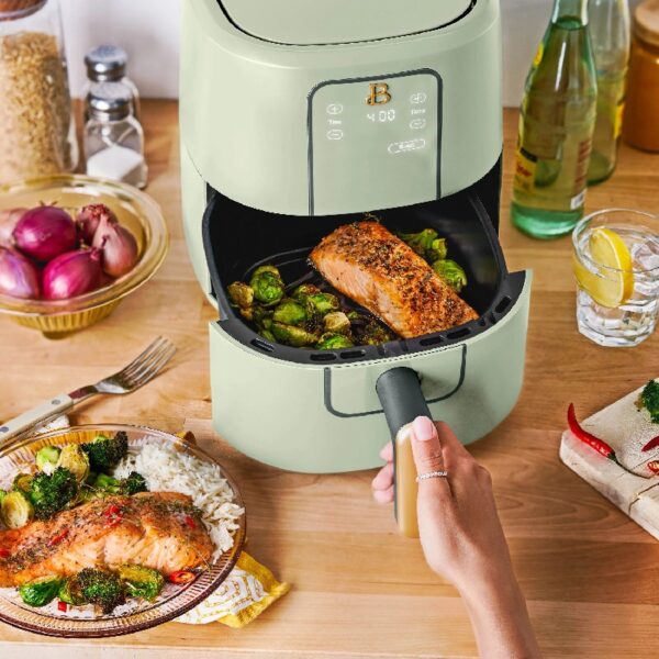 3 Qt Air Fryer with TurboCrisp Technology, White Icing by Drew Barrymore