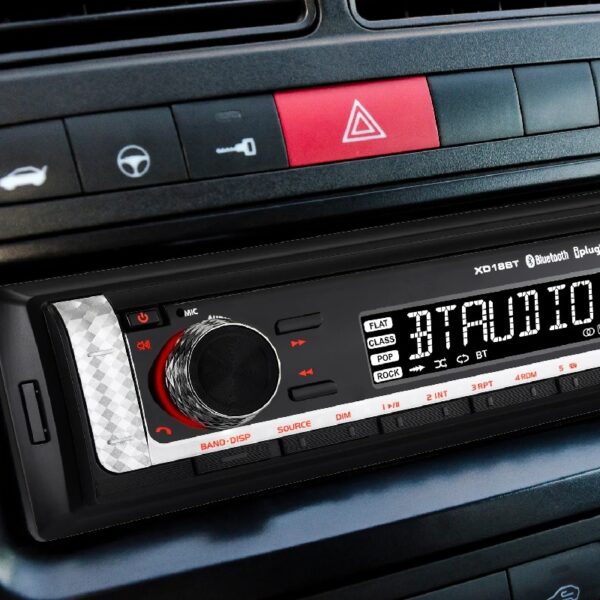 Electronics XD18BT Single DIN Car Stereo Head Unit with Bluetooth, USB, AM/FM/MP3, New