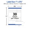 Avery Address Labels, 1