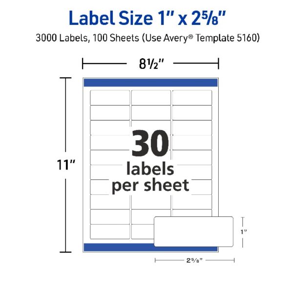 Avery Address Labels, 1