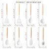 19PCS Kitchen Utensils Set for Cooking, 11 Cooking Utensils, 6 Knife set Beige,3 Utensil Sets,utensilios de cocina