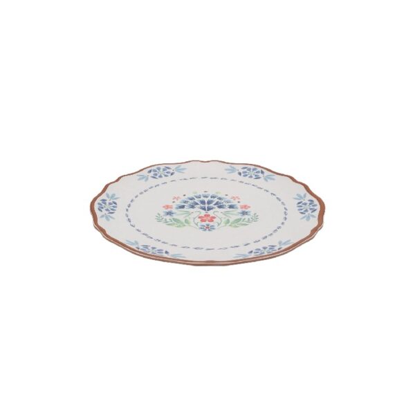 The Pioneer Woman Hattie 12-Piece Bamboo Melamine Dinnerware Set, Multicolor