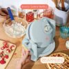 Rotating Belgian Waffle Maker, White Icing by Drew Barrymore