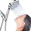 High Pressure Handheld Showerhead, 10 Spray Modes, with 60