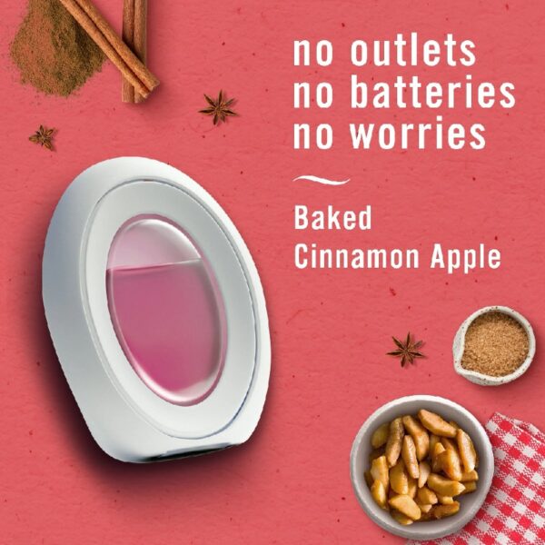 Small Spaces Air Freshener, Odor-Fighting, Baked Cinnamon Apples, (2 Pack of 2 Count)