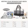 Travel Duffel Bag for Women, Large Weekender Overnight Bag, Carry-on Gym Bag with Separate Shoes Compartment, Mom Hospital Bags for Labor and Delivery with 2 Packing Cubes
