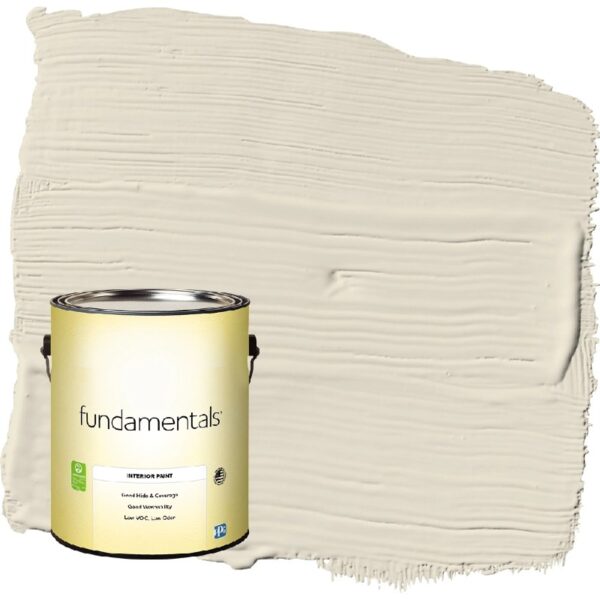 Fundamentals Grab-N-Go Antique White / Off White Semi-Gloss Interior Paint, 1 Gallon