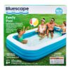10ft Family Inflatable Swimming Pool, Rectangular, Age 6 & up, Unisex