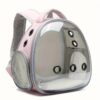 Transparent Pet Backpack Carrier - Lightweight PVC Ventilated Design for Small Animals (Hamsters, Guinea Pigs, Birds) - Secure Zipper & Comfort Straps
