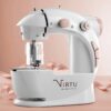 Virtu 122 PC Mini Portable Sewing Machine for Beginner Kids and Adults, Ballet Pink