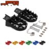Motorcycle Universal CNC Colorful Footpeg Footrest Foot Pegs