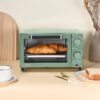 4 Slice Countertop Toaster Oven with 3 Settings, includes Baking Rack and Pan, Black, New