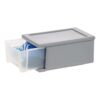 7 Qt Small Plastic Drawers, Under Bed Storage Bins, Stackable, Modular 5Pk