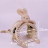 Anvazise Pet Carrier Bag Breathable Cute Doll Decor Portable Small Animals Hamster Chinchilla Travel Shoulder Bag for Outdoor