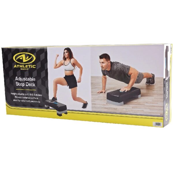 3-Level Aerobic Step Deck , Adjustable to 4