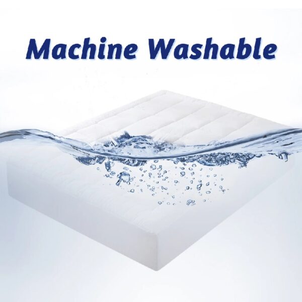 Queen Size Mattress Topper,400TC 100%Cotton Cooling Mattress Pad Cover Extra Thick Alternative Fill Pillow Top Cooling Bed Topper and Hotel Mattress Protector