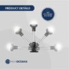 ceans Anchor Light - Stern Lights for Boats, Anchor Light LED Marine, 12V DC, USCG 2NM Certified, Boat Stern Light for Pontoon and Fishing Boats, Fold-Down, 9-Inch - FO4593