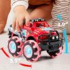 Joyfy 3PCS Monster Friction-Powered Truck Toy, Friction Powered Toy Truck with Flashing LED Wheel, Best Birthday Gift for Boys Girls