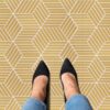 Retro Self Adhesive Vinyl Floor Tile - 20 Tiles/20 Sq. ft., 12 x 12, Slate Flooring Materials