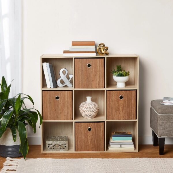 9 Cube Storage Organizer, Spring Pine