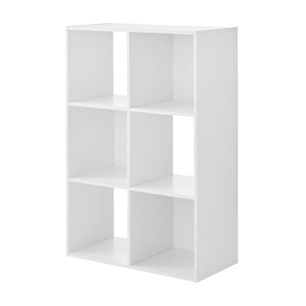 6 Cube Storage Organizer, White
