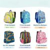 Wildkin Kids Pack-It-All 15 Inch School & Travel Backpack in Pink for Girls, Front strap for attaching Wildkin's Clip-in Lunchbox, Generously sized exterior front pocket (Mermaid Undercover)